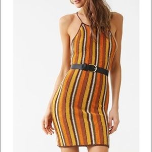 F21 Crochet Halter Dress